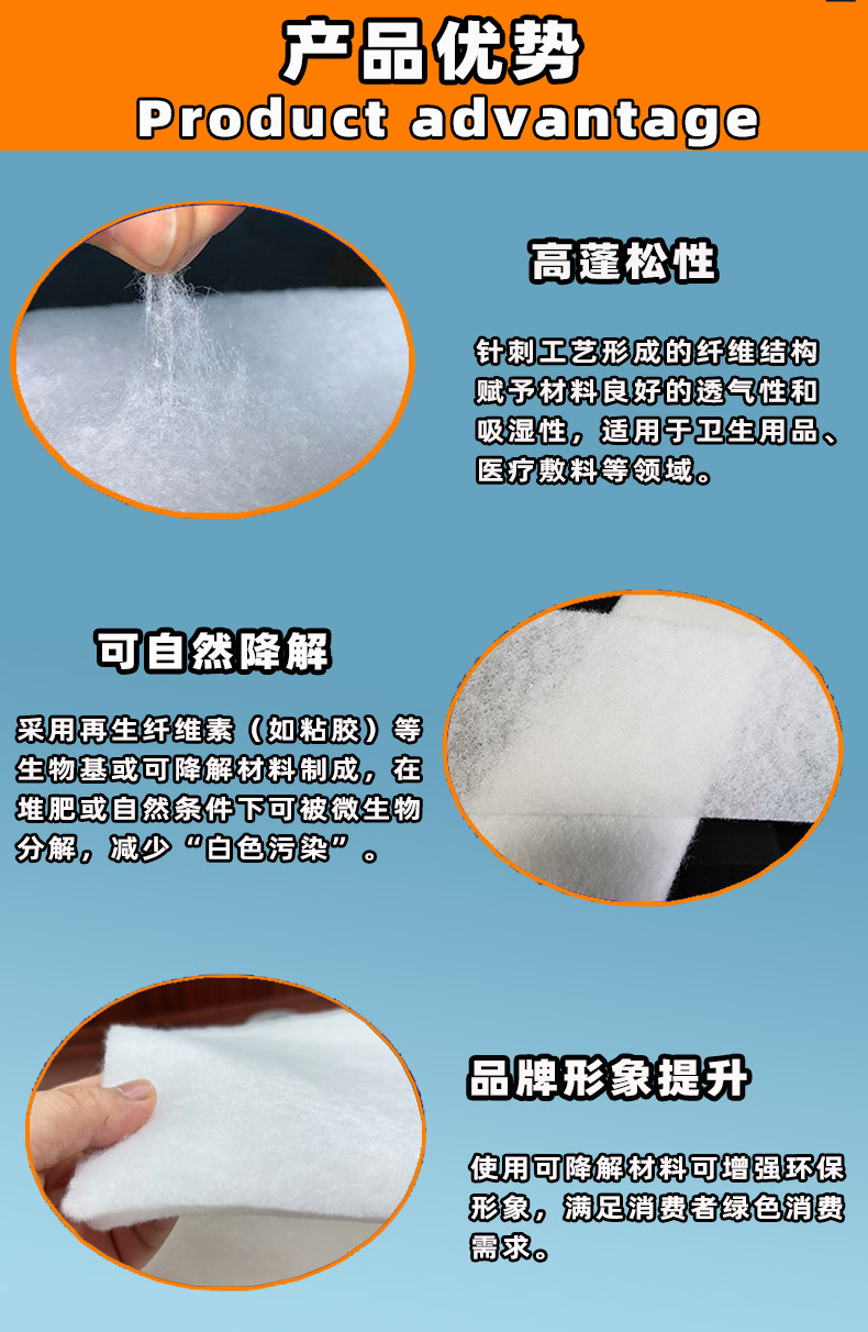可降解針刺棉xq2