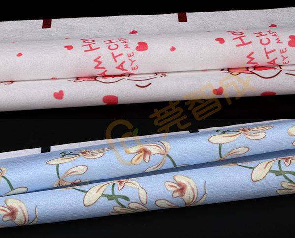 蒸汽眼罩印花無(wú)紡布